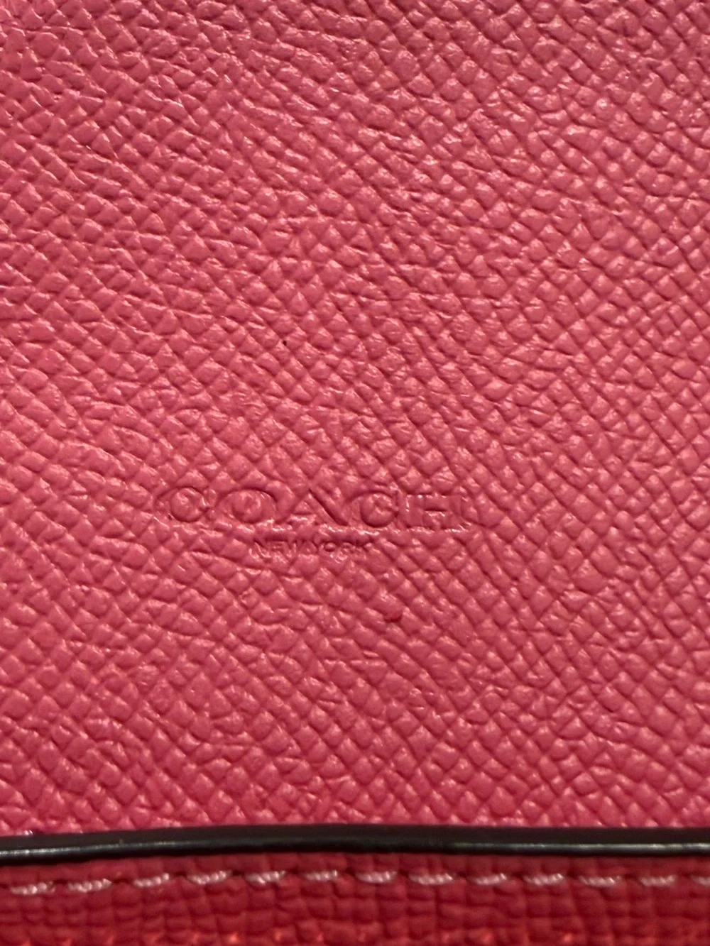 COACH Pink Leather Wallet - Picture 2 of 10